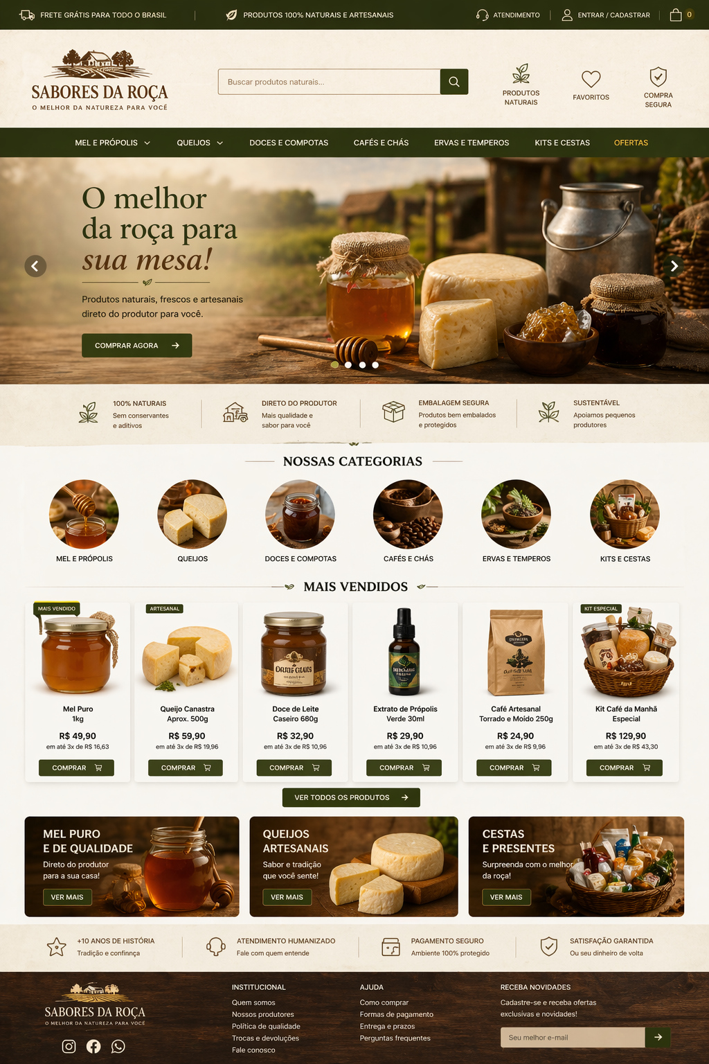 Sabores da Roça