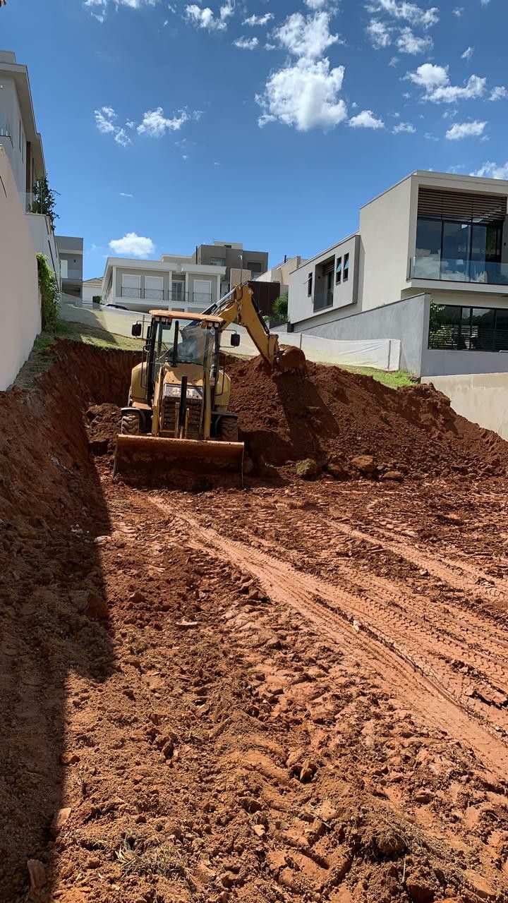 Terraplanagem e preparação de áreas